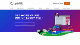 What Upsellit.com website looked like in 2020 (4 years ago)