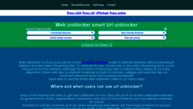 What Unblocker.tech website looked like in 2020 (4 years ago)