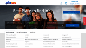 What Upliftjobs.com website looked like in 2020 (4 years ago)