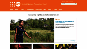 What Unfpa.org website looked like in 2020 (4 years ago)