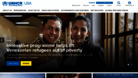 What Unhcr.org website looked like in 2020 (4 years ago)