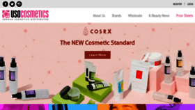 What Usacosmetics.com website looked like in 2020 (4 years ago)