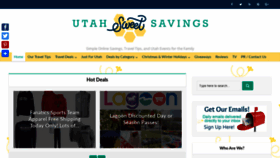 What Utahsweetsavings.com website looked like in 2020 (4 years ago)