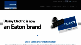 What Ulusoyelektrik.com.tr website looked like in 2020 (4 years ago)