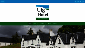 What Uig-hotel-skye.com website looked like in 2020 (4 years ago)