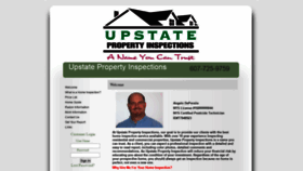What Upstatepropertyinspect.com website looked like in 2020 (4 years ago)