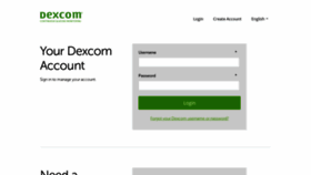 What Uam1.dexcom.com website looked like in 2020 (4 years ago)