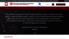 What Utp.edu.pl website looked like in 2020 (4 years ago)