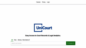 What Unicourt.com website looked like in 2020 (4 years ago)