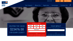 What Unitedwayjcgc.org website looked like in 2020 (4 years ago)