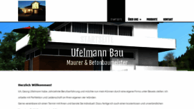 What Ufelmannbau.de website looked like in 2020 (4 years ago)