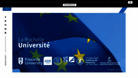 What Univ-larochelle.fr website looked like in 2020 (4 years ago)