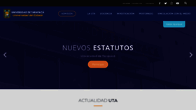 What Uta.cl website looked like in 2020 (4 years ago)