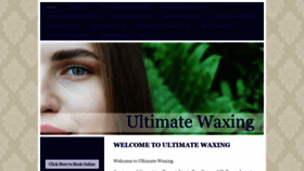 What Ultimatewaxing.com website looked like in 2020 (4 years ago)