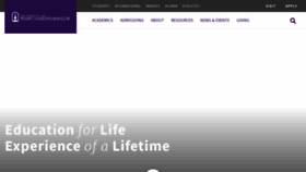 What Umhb.edu website looked like in 2020 (4 years ago)