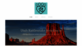 What Utahsrattlesnakeavoidance.com website looked like in 2020 (4 years ago)