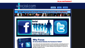 What Usocial.com website looked like in 2020 (4 years ago)