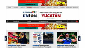 What Unionyucatan.mx website looked like in 2020 (4 years ago)