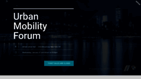 What Urbanmobilityforum.splashthat.com website looked like in 2020 (4 years ago)