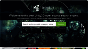 What Unitylist.com website looked like in 2020 (4 years ago)
