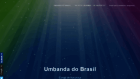 What Umbandadobrasil.com.br website looked like in 2020 (4 years ago)