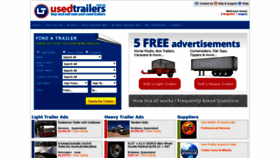 What Usedtrailers.com.au website looked like in 2020 (4 years ago)