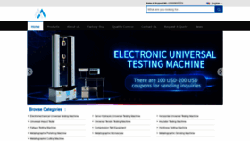 What Universaltesting-machine.com website looked like in 2020 (4 years ago)