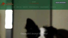 What Unionhillvet.com website looked like in 2020 (4 years ago)