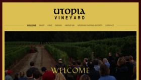 What Utopiawine.com website looked like in 2020 (4 years ago)