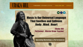 What Ubakahilldrumsong.com website looked like in 2020 (4 years ago)