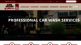 What Urbanautospa.com website looked like in 2020 (4 years ago)