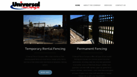 What Universalfencecompany.com website looked like in 2020 (4 years ago)