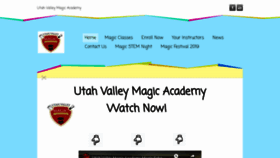 What Utahvalleymagicacademy.com website looked like in 2020 (4 years ago)