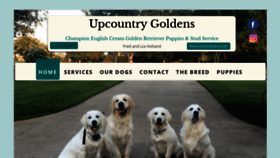 What Upcountrygoldens.com website looked like in 2020 (4 years ago)