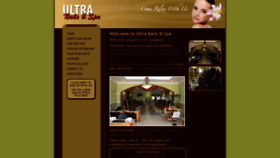 What Ultranailsandspa.com website looked like in 2020 (4 years ago)