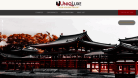 What Uniqluxe.com website looked like in 2020 (4 years ago)