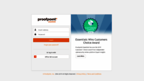 What Us4.proofpointessentials.com website looked like in 2020 (4 years ago)