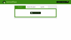 What Uploadraja.com website looked like in 2020 (4 years ago)