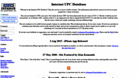 What Upcdatabase.com website looked like in 2020 (4 years ago)