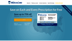 What Usamedicalcard.com website looked like in 2020 (4 years ago)