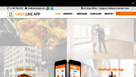 What Uberlikeapp.com website looked like in 2020 (5 years ago)