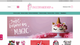 What Unicornwebshop.nl website looked like in 2020 (4 years ago)