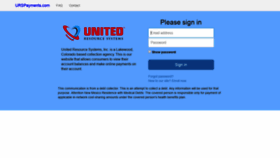 What Urspayments.com website looked like in 2020 (5 years ago)