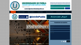 What Universidadesdepuebla.mx website looked like in 2020 (4 years ago)