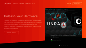 What Unraid.net website looked like in 2020 (6 years ago)
