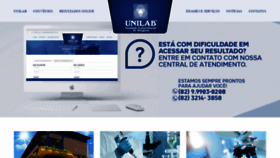 What Unilabmaceio.com.br website looked like in 2020 (4 years ago)
