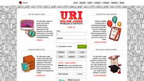 What Urionlinejudge.com.br website looked like in 2020 (5 years ago)