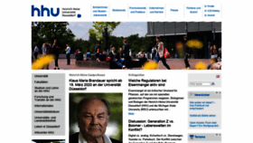 What Uni-duesseldorf.de website looked like in 2020 (4 years ago)