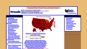 What Uscounties.com website looked like in 2020 (4 years ago)