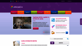 What Utilecopii.ro website looked like in 2020 (4 years ago)
